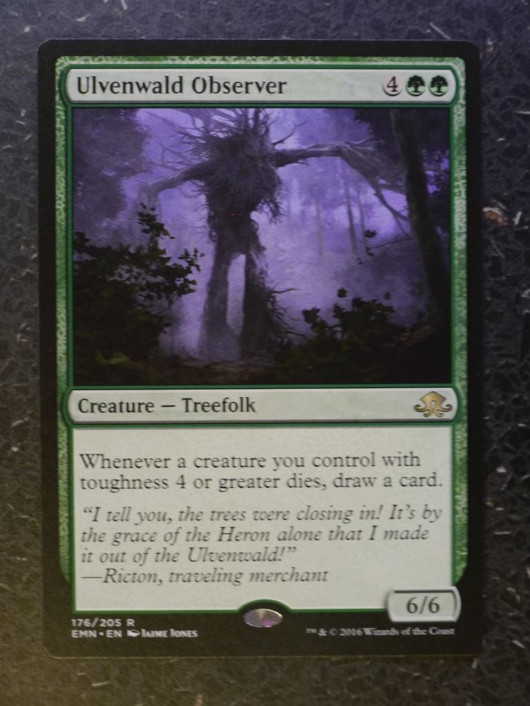 MTG Magic Cards: ULVENWOLD OBSERVER # 7G90