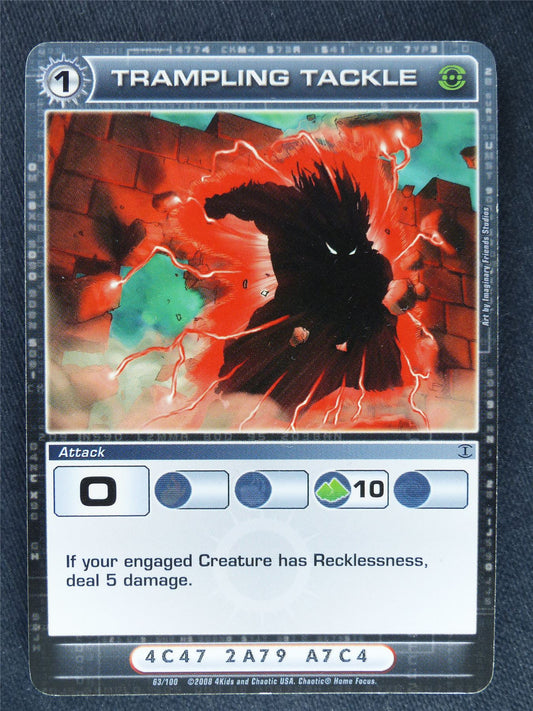 Trampling Tackle 63/100 - Chaotic Cards #IQ