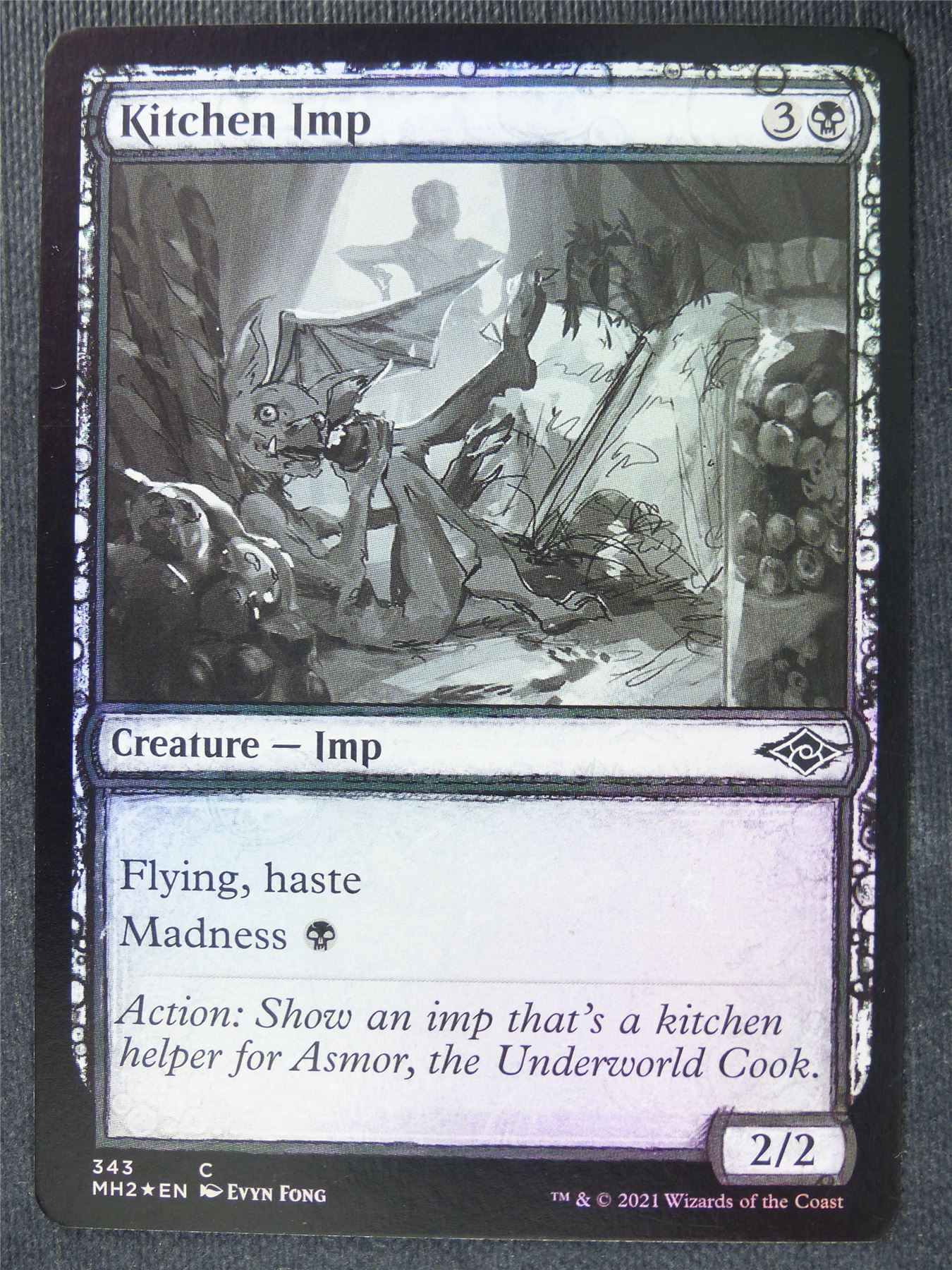 Kitchen Imp sketch Foil - Mtg Magic Cards #1VX