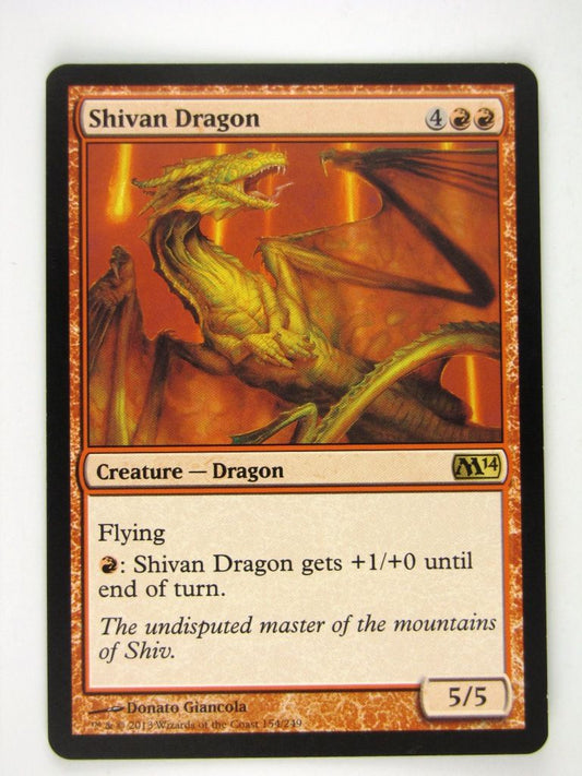 MTG played Cards: SHIVAN DRAGON # 13H75