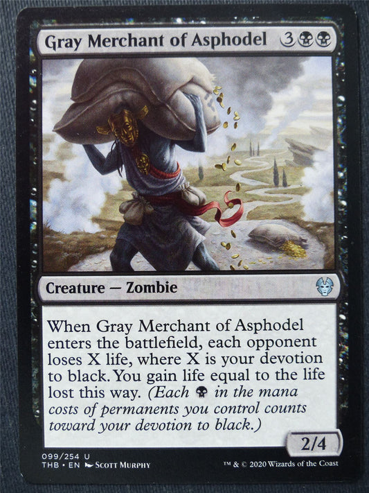 Gray Mercvhant of Asphodel - Mtg Magic Cards #DM