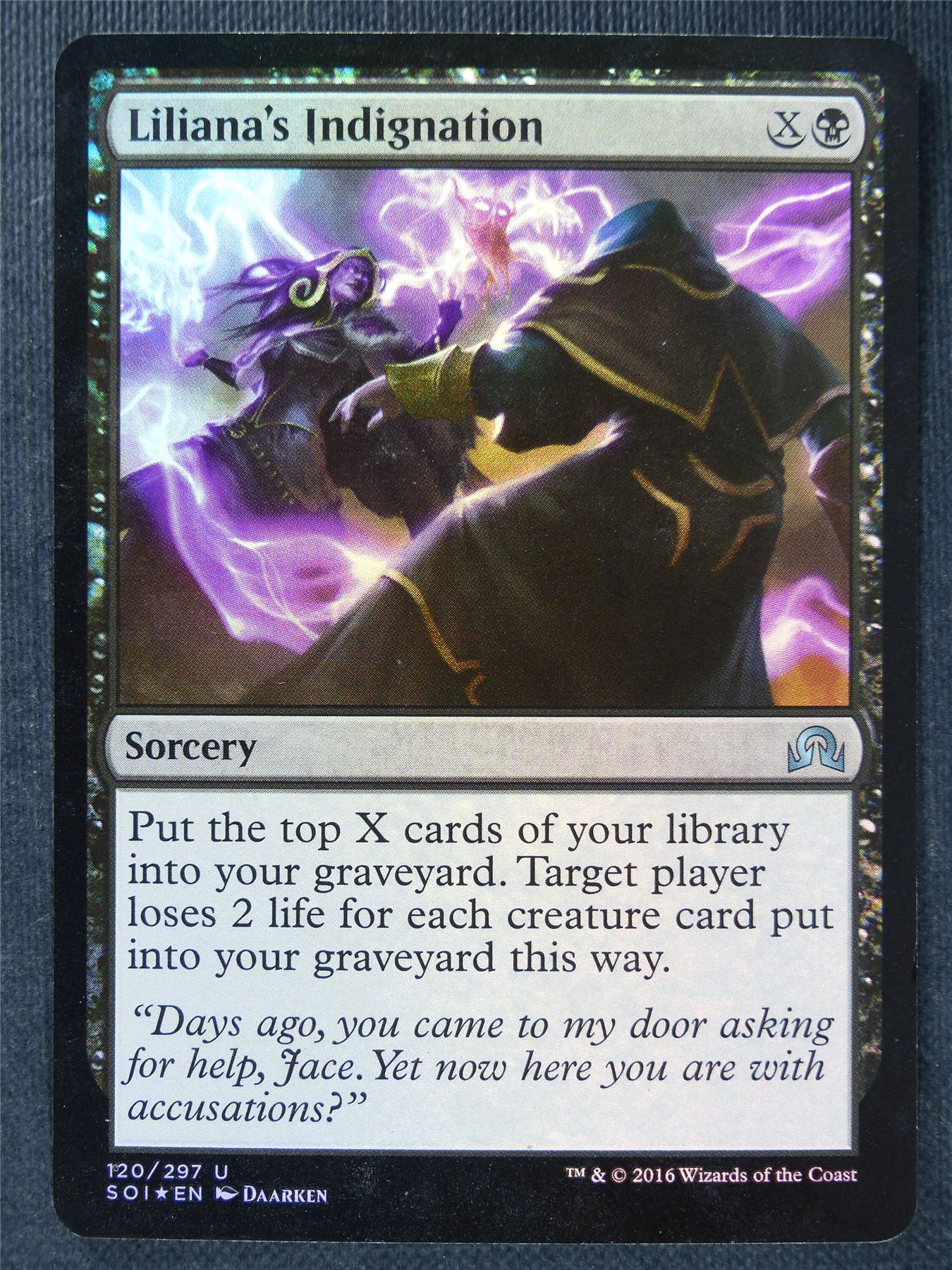 Liliana's Indignation Foil - Mtg Magic Cards #IH