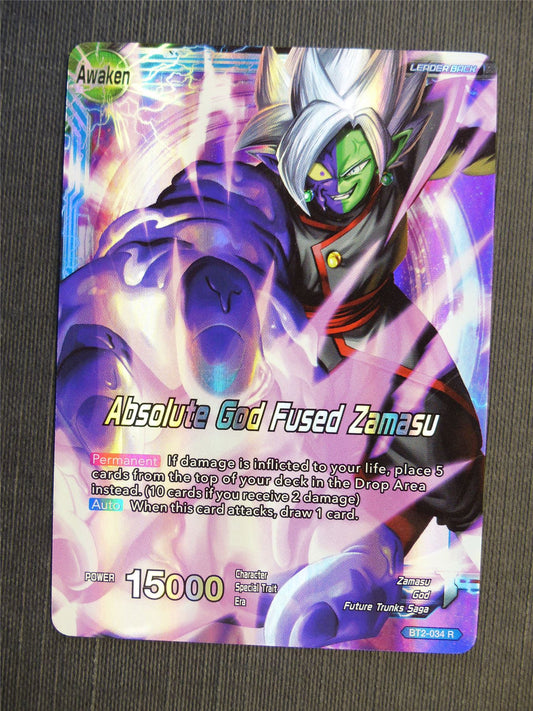 Absolute God Fused Zamasu R - Dragon Ball Super Cards #6CE