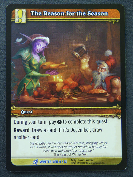 The Reason For The Season - Rare - World Of Warcraft #1MM