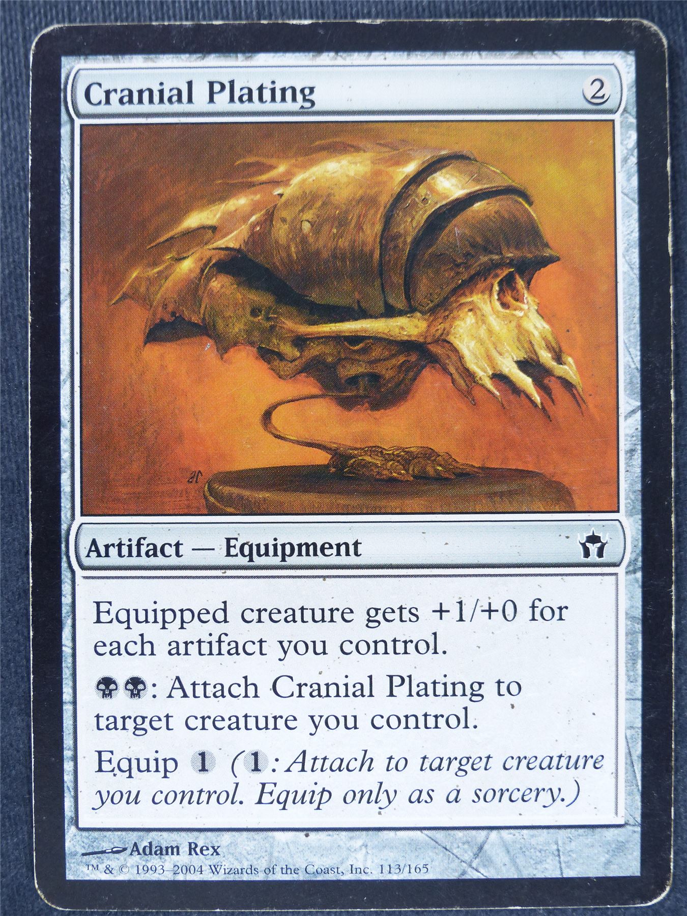 Cranial Plating played - Mtg Magic Cards #EB