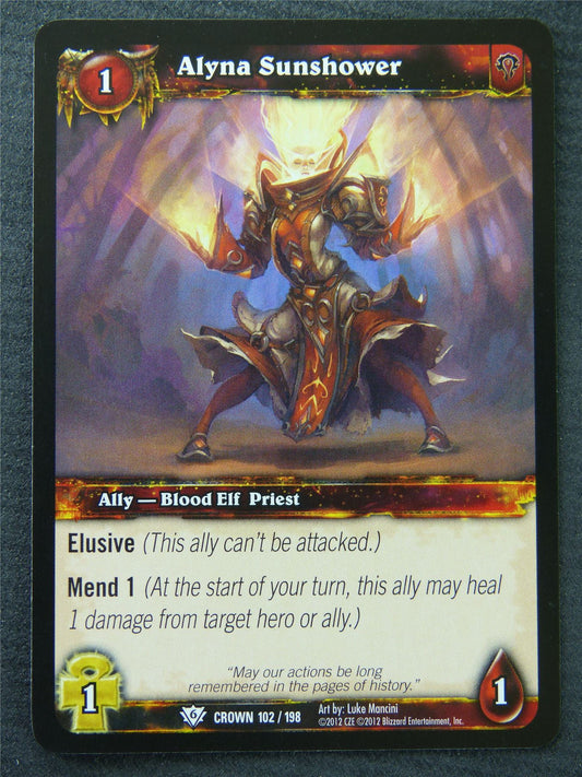 Alyna Sunshower - Common - World Of Warcraft #1L1