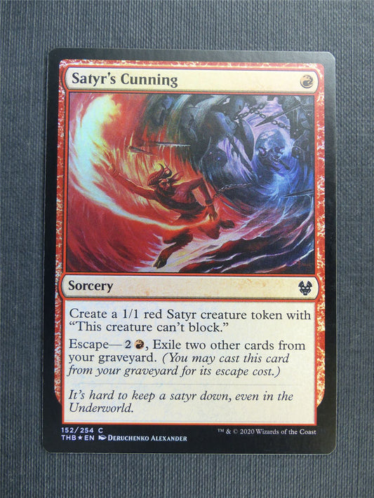 Satyr's Cunning Foil - Mtg Magic Cards #485