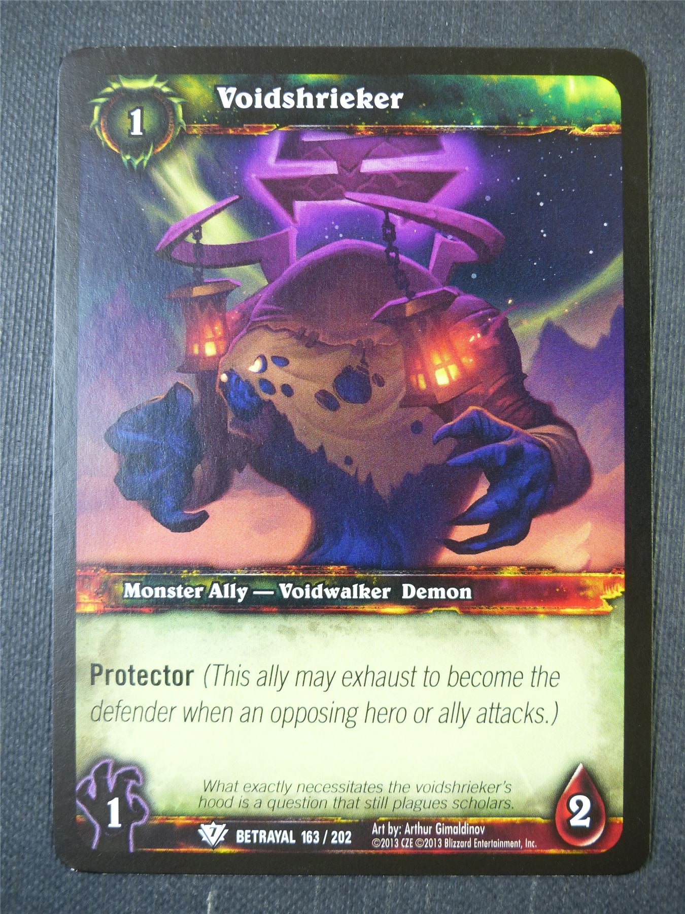 Voidshrieker 163/202 - WoW Card #18R