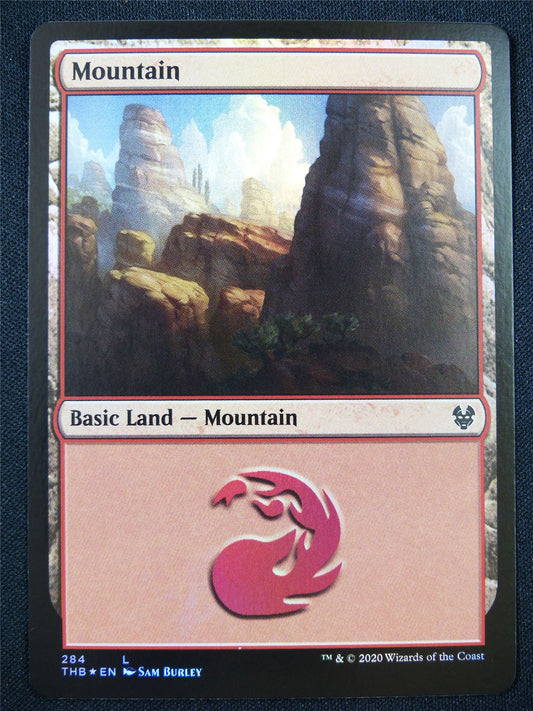 Mountain 284 Foil - Mtg Card #22W