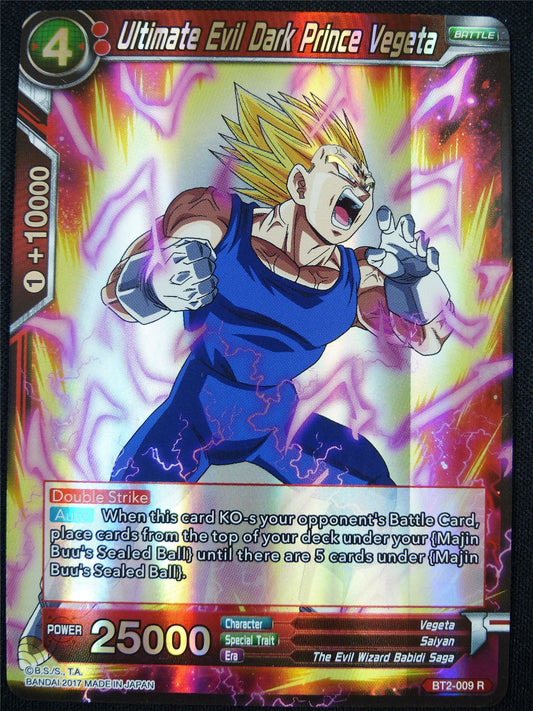 Ultimate Evil Dark Prince Vegeta BT2 R - Dragon Ball Super Card #VM