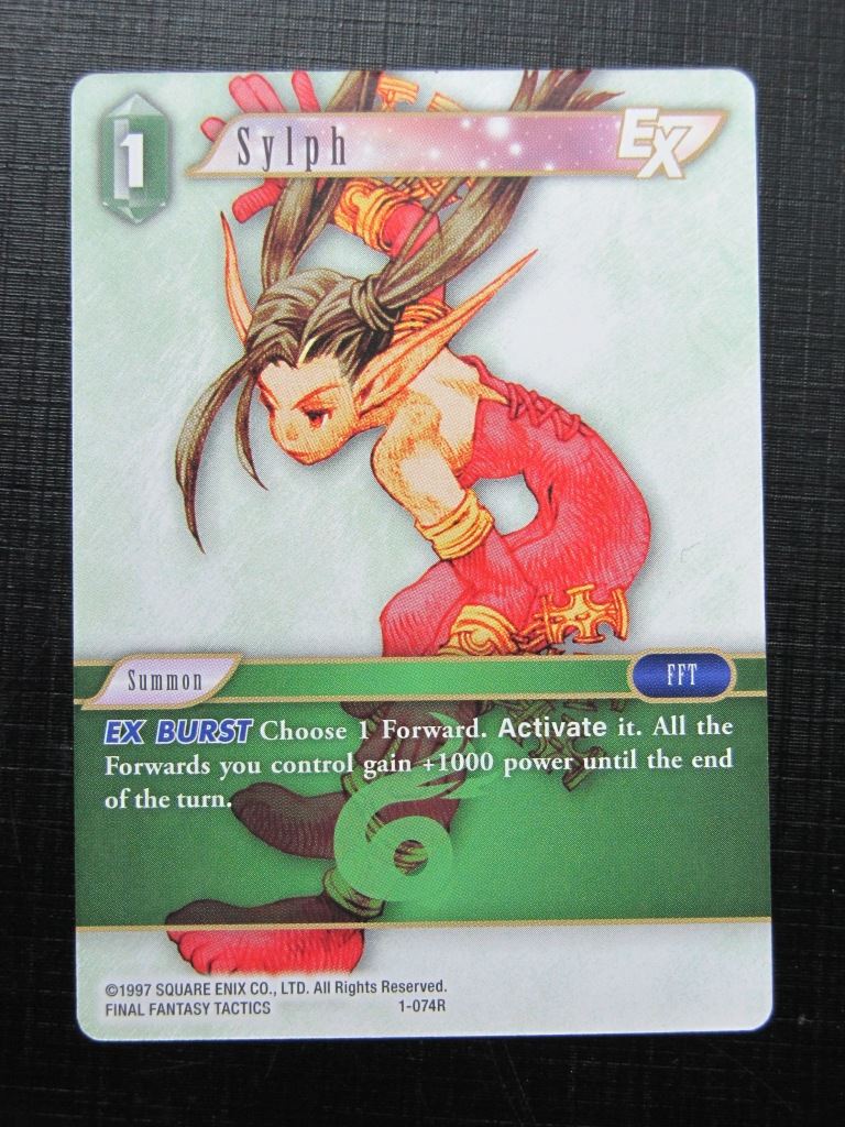 Final Fantasy Cards: SYLPH 1-074R # 24B24