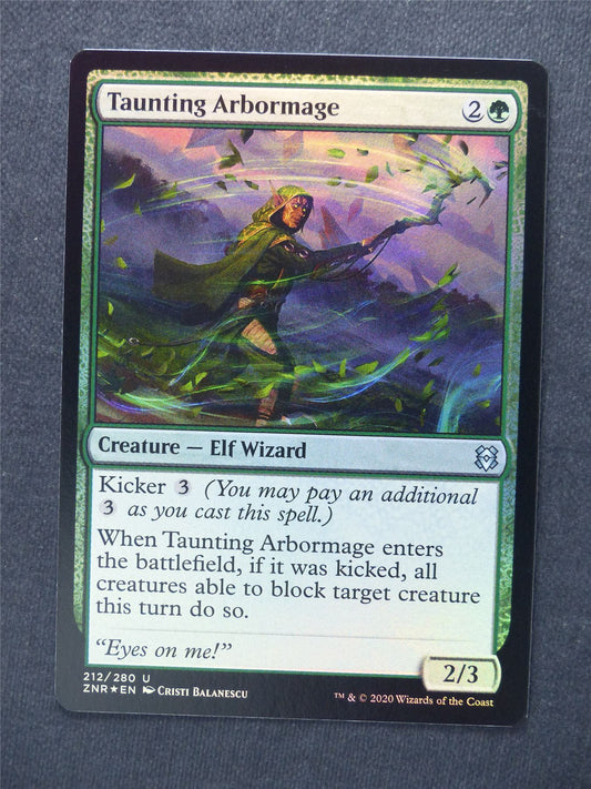 Taunting Arbormage Foil - Mtg Magic Cards #VK