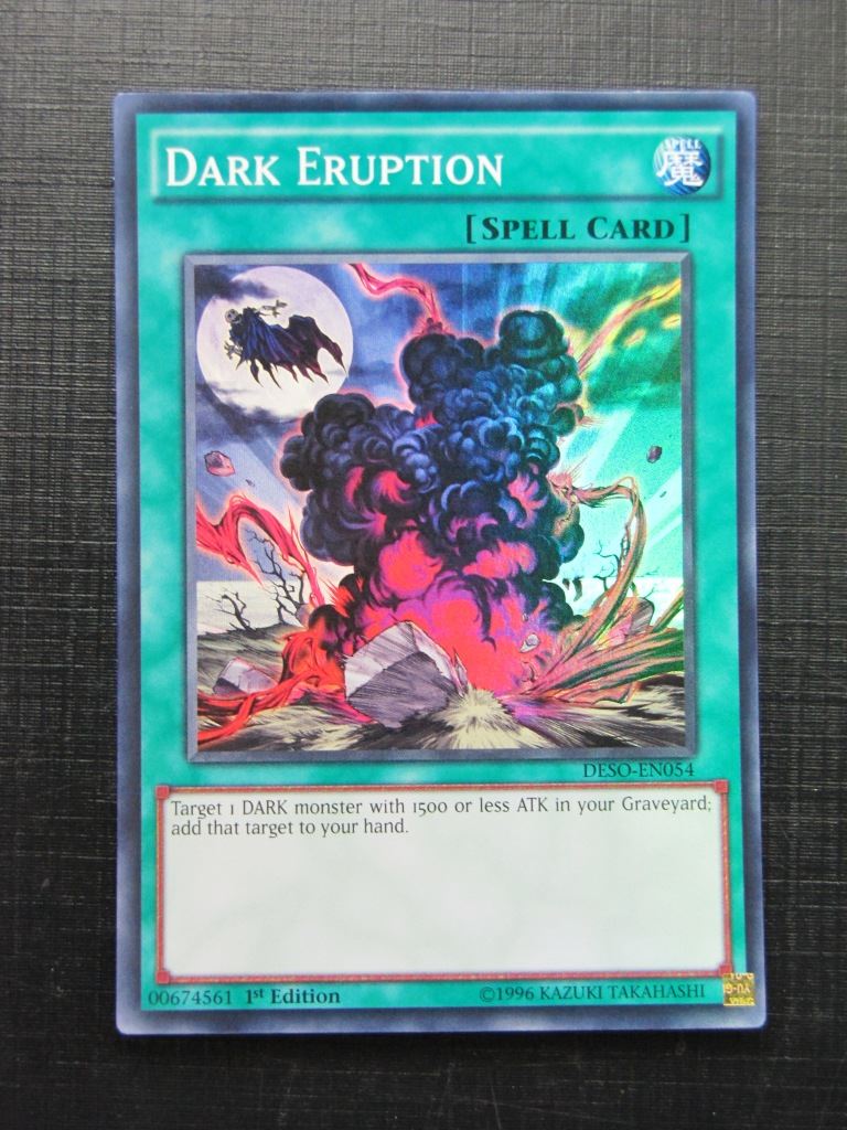 Yugioh Cards: DARK ERUPTION DESO SUPER RARE # 28I11