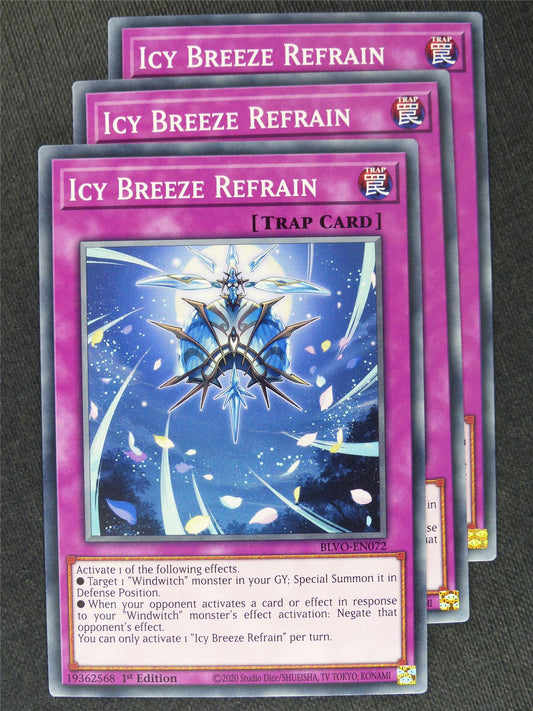 Icy Breeze Refrain x3 - Yugioh Cards #Y9