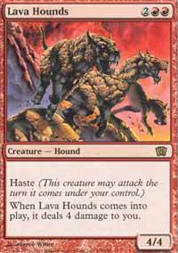 Mtg: Lava Hounds : Eighth Edition