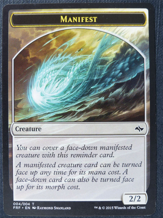 Manifest Token - Mtg Card #3TP