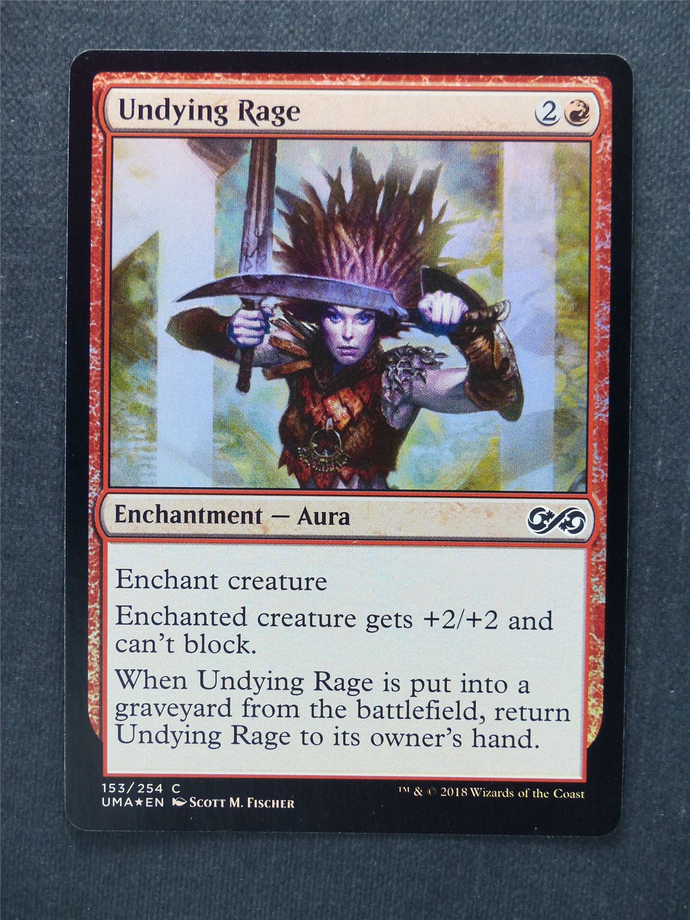 Undying Rage Foil - Mtg Magic Cards #RR