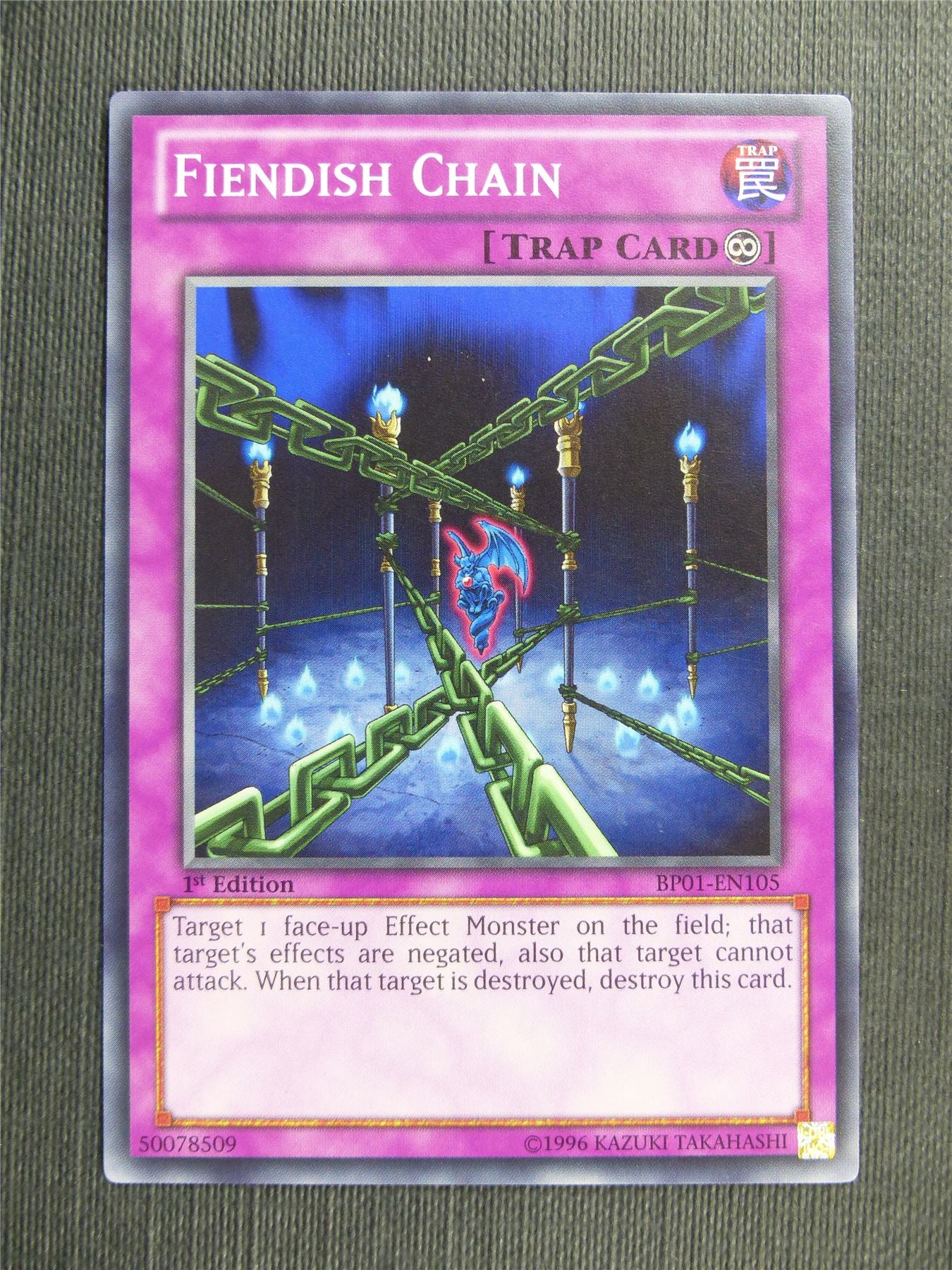 Fiendish Chain BP01 - 1st ed - Yugioh Cards