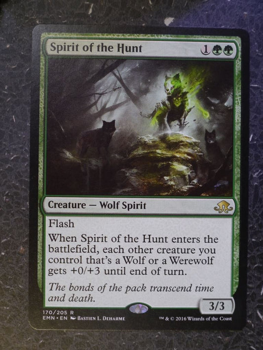 MTG Magic Cards: SPIRIT OF THE HUNT RARE # 6I25