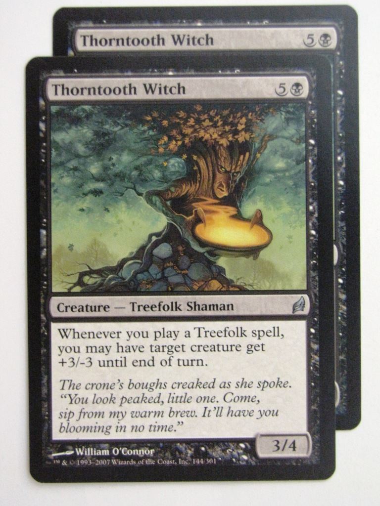 MTG Magic Cards: THORNTOOTH WITCH x2 # 23D10