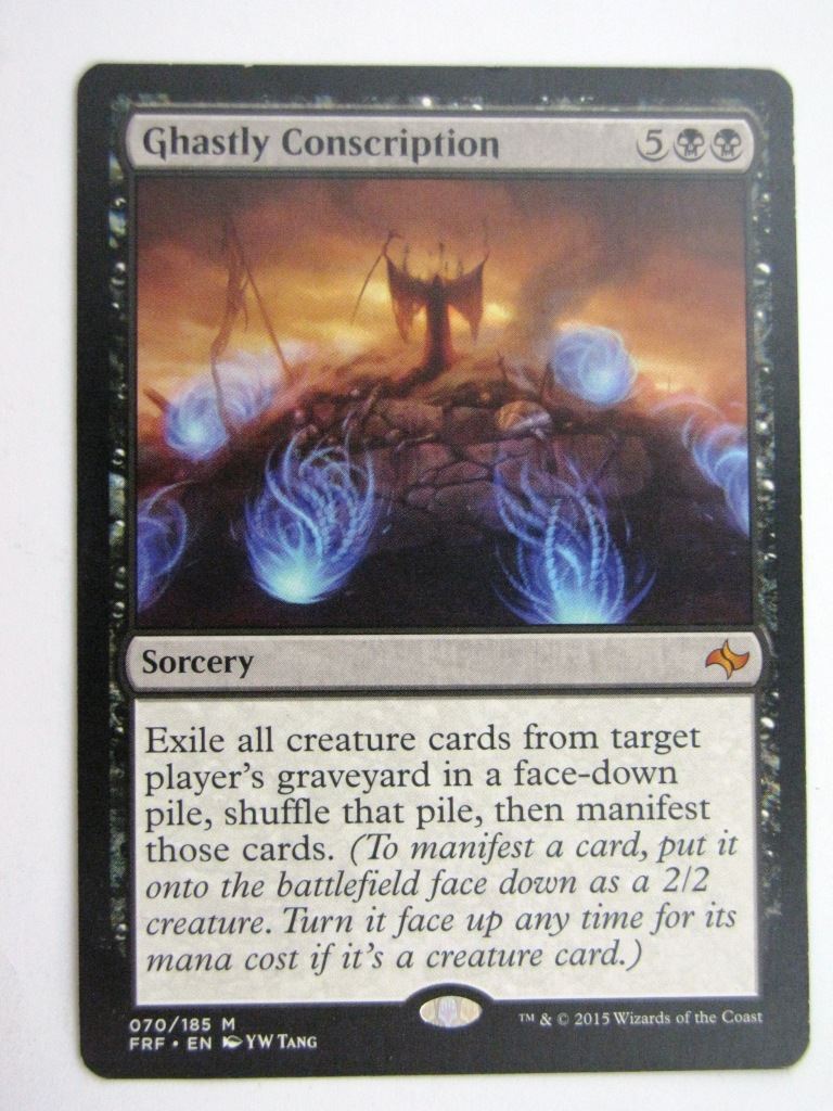 MTG Magic Cards: GHASTLY CONSCRIPTION played # 25E40