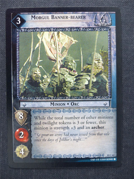 Morgul Banner-Bearer 10 C 62 - LotR Cards #O6