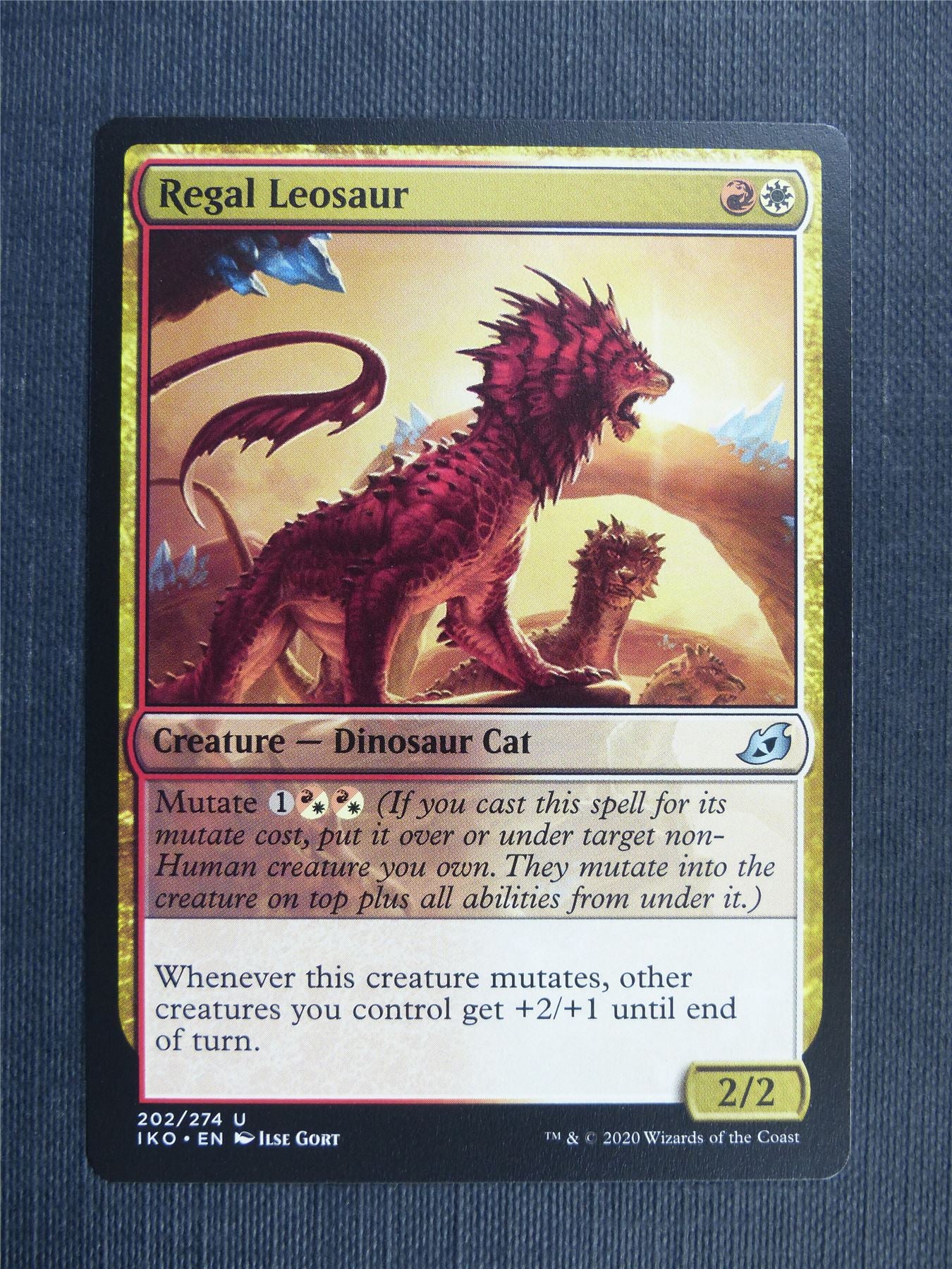 Regal Leosaur - IKO Mtg Card