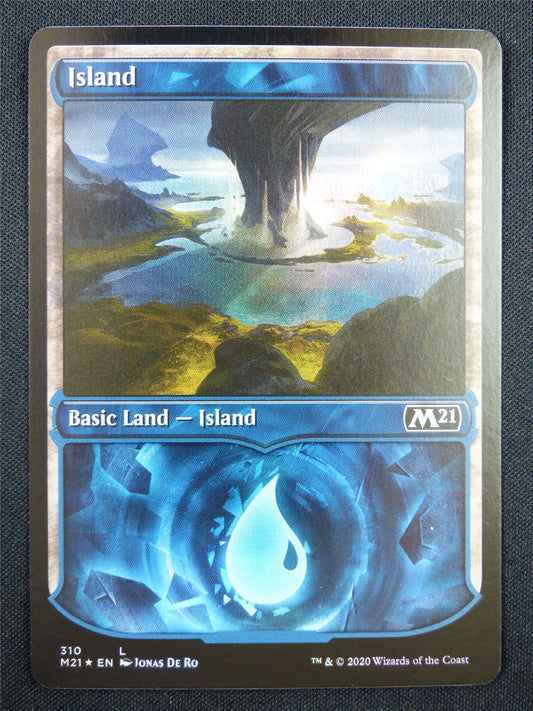 Island 310 Showcase Foil - Mtg Card #1FV