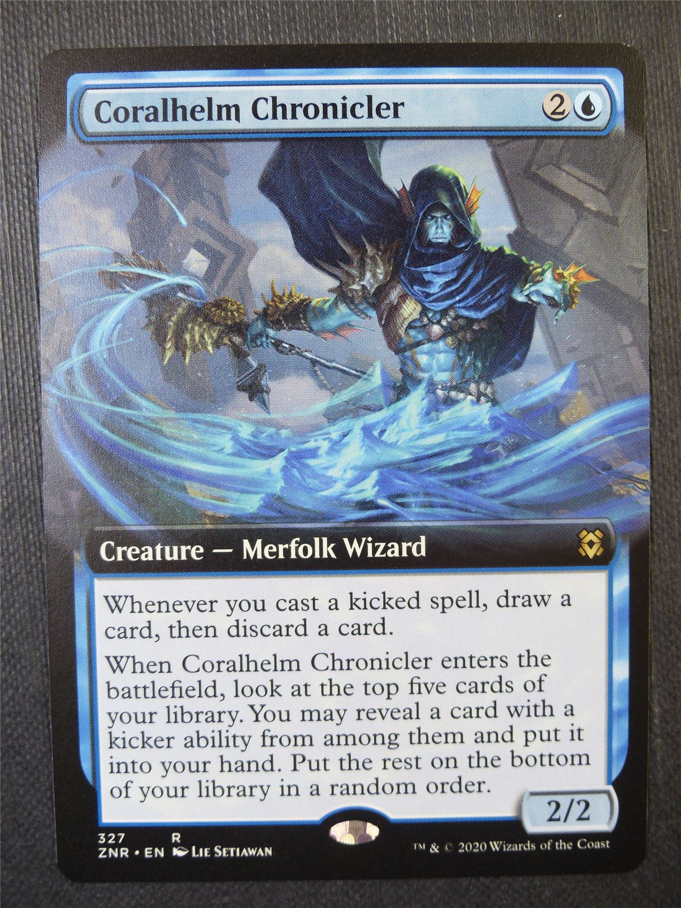 Coralhelm Chronicler Extended art - Mtg Card #8CC