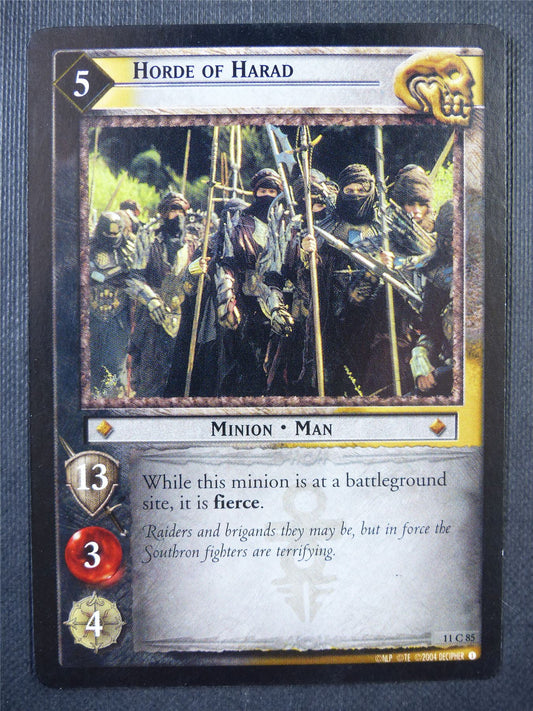 Horde of Harad 11 C 85 - LotR Card #76E