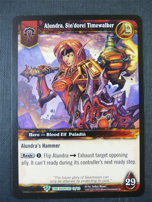 Alundra Sin'dorei Timewalker 11/30 - WoW Card #1AW