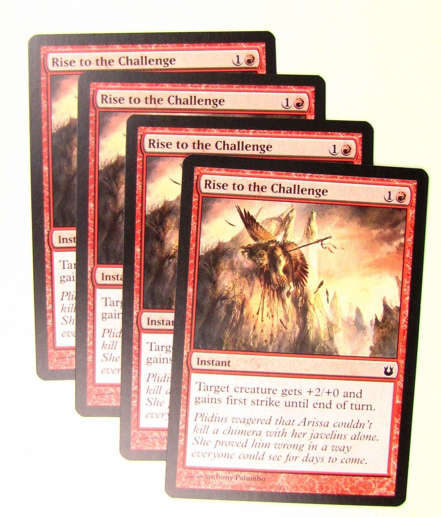 MTG Magic the Gathering Born of the Gods: Rise to the Challenge x4