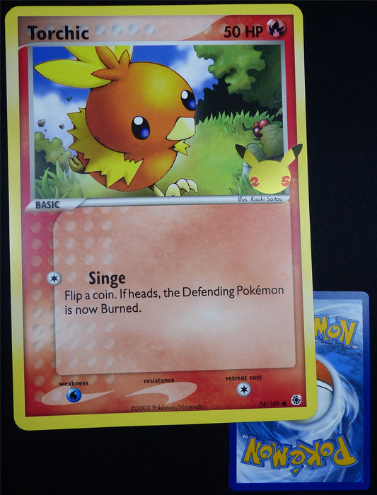 Torchic 74/109 - Jumbo Pokemon Card #DB