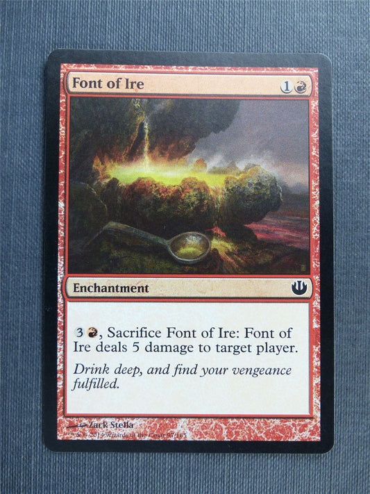 Font of Ire Foil - Mtg Magic Cards #47V