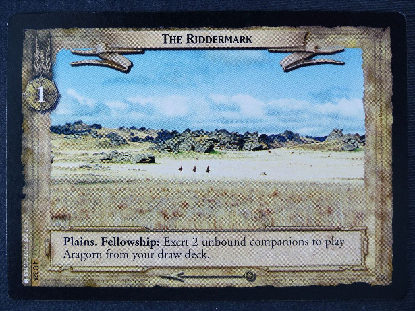 The Riddermark 4 U 328 - played - LotR Cards #GU