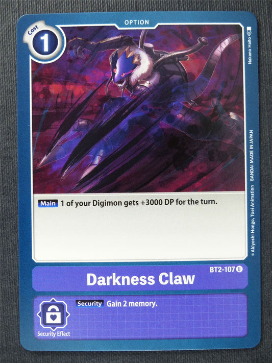 Darkness Claw BT2-107 U - Digimon Cards #RV