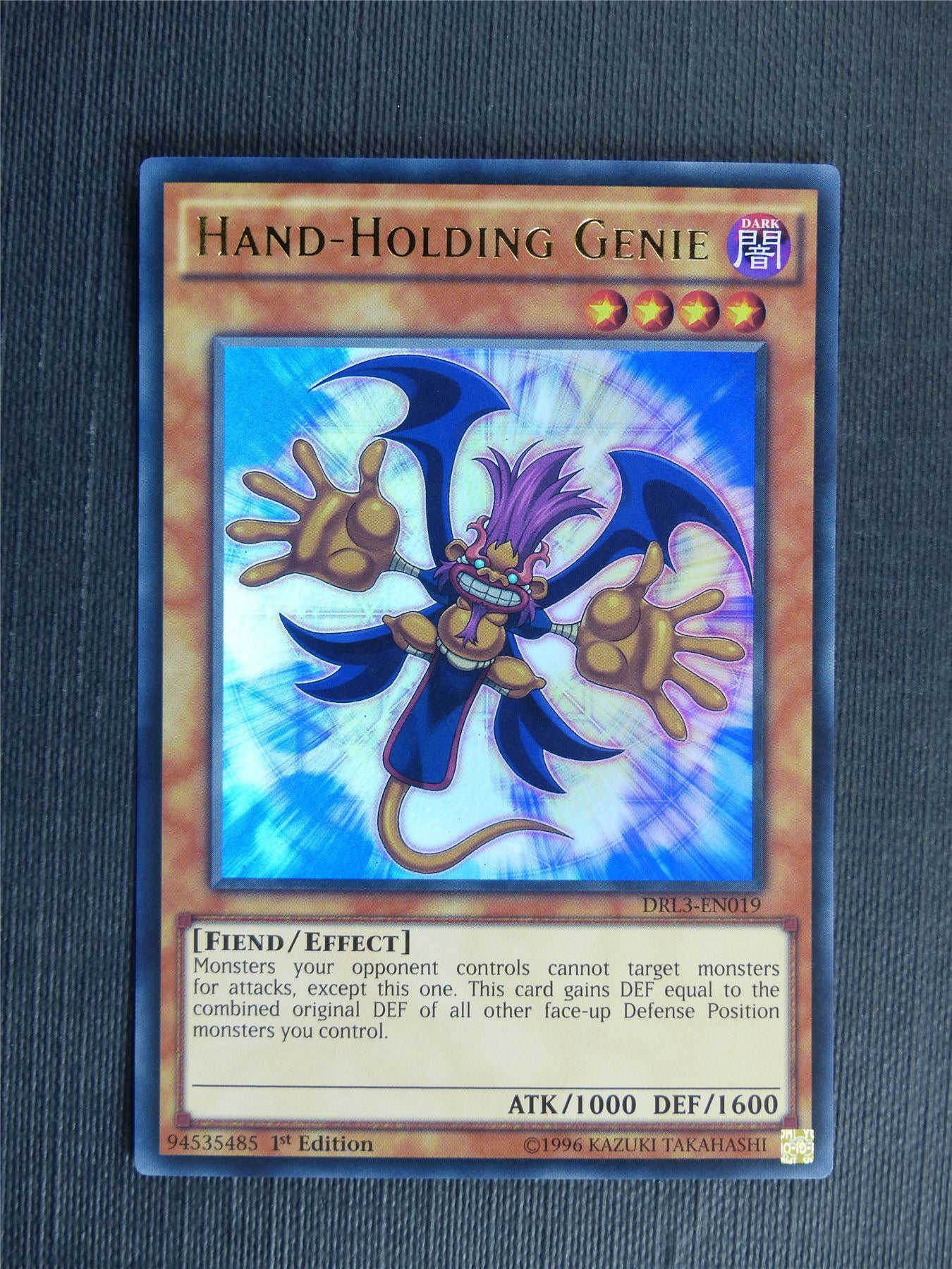 Hand-Holding Genie DRL3 Ultra Rare - 1st ed - Yugioh Cards #12H