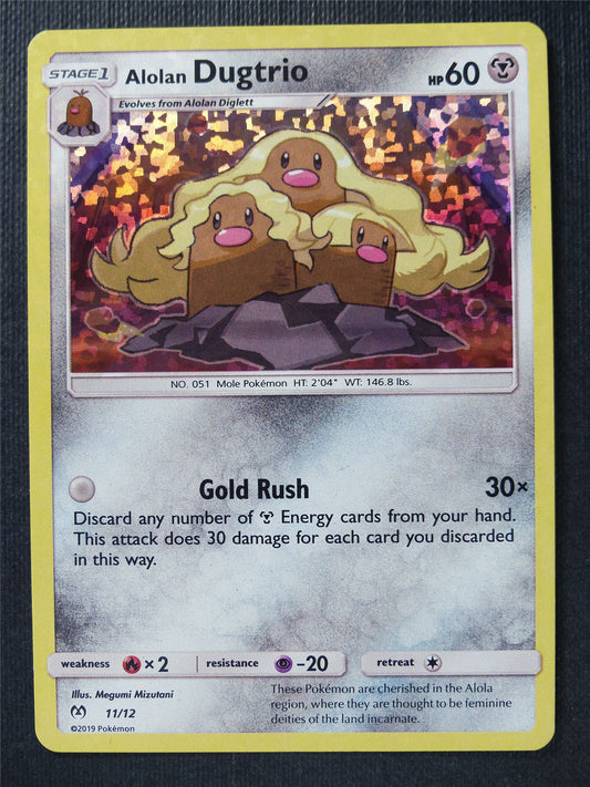 Alolan Dugtrio 11/12 Promo Holo - Pokemon Card #3BC