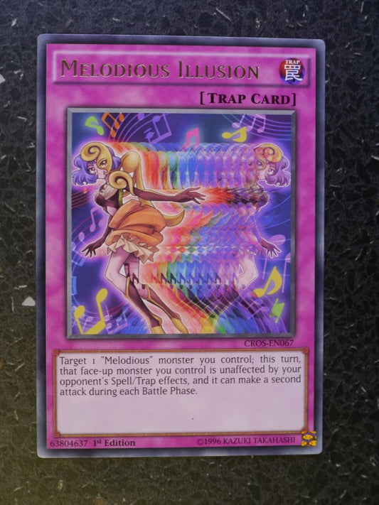 Yugioh Cards: MELODIOUS ILLUSION CROS ULTRA RARE # 3F43