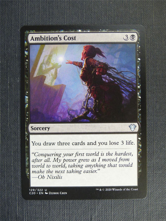 Ambition's Cost - C20 - Mtg Card