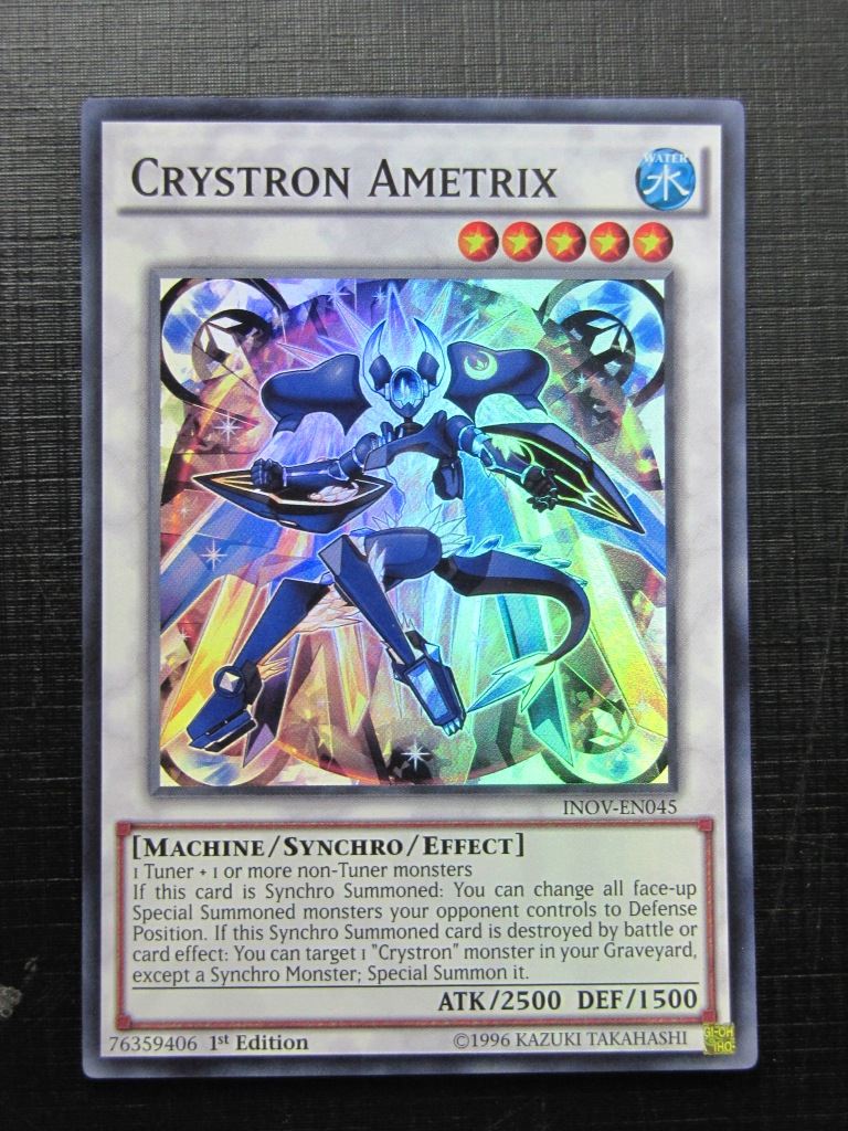 Yugioh Cards: CRYSTRON AMETRIX INOV SUPER RARE # 29G16