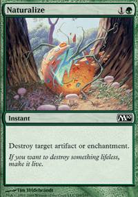 Mtg Magic Card: M10 : Naturalize