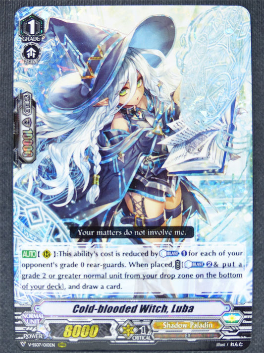 Cold-Blooded Witch Luba V-SS07 RRR - Vanguard Cards #IG