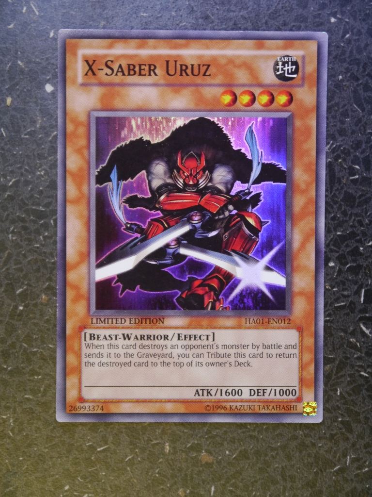 Yugioh Cards:X-SABER URUZ HA01 SUPER RARE # 2H30