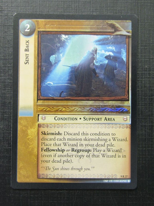 Sent Back 9 R 27 Foil - Lotr Card # 13G75