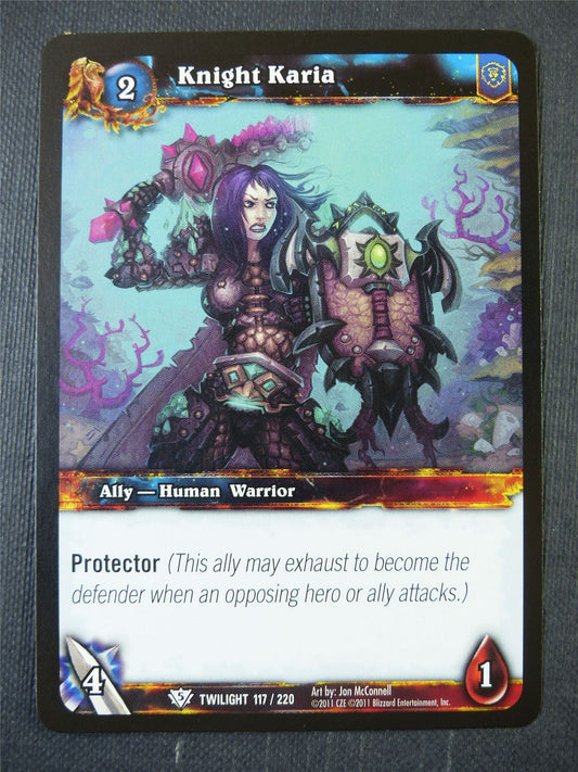 Knight Karia 117/220 - WoW Card #16K