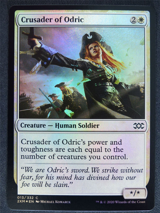 Crusader of Odric Foil - Double Masters - Mtg Magic Cards #3K