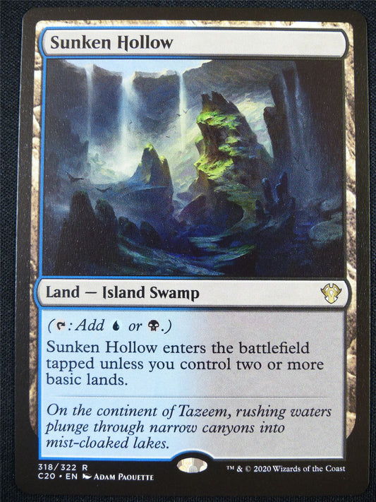 Sunken Hollow - C20 - Mtg Card #OD