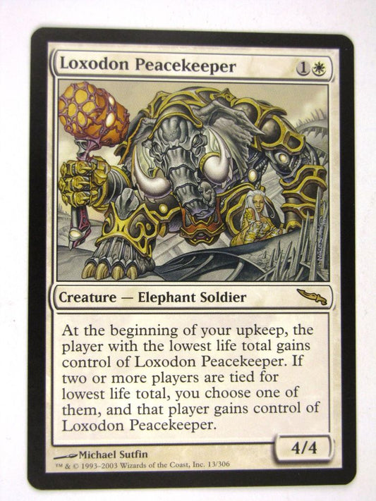 MTG Magic: the Gathering Cards: LOXODON PEACEKEEPER: MRD