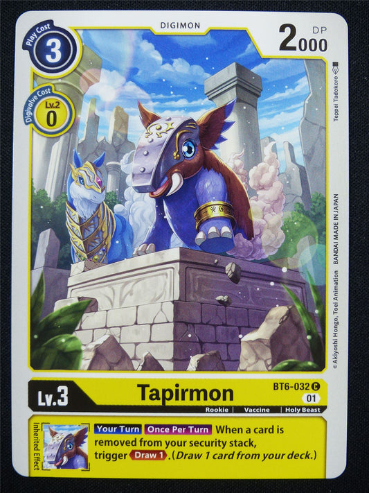 Tapirmon BT6-032 C - Digimon Card #183